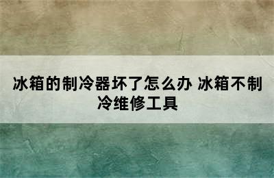 冰箱的制冷器坏了怎么办 冰箱不制冷维修工具